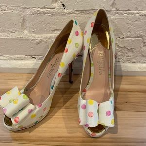 Palter DeLiso peep toe pumps